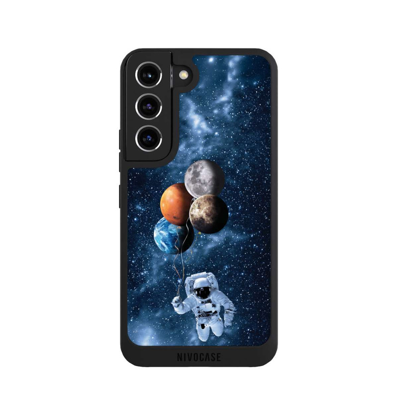 Galaxy S22 NIVOpure Astronaute avec des Planètes