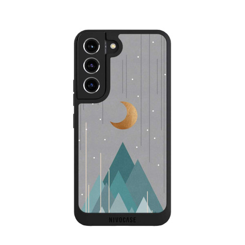 Samsung Galaxy S22 NIVOpure Mond &amp; Berge Mintgrün