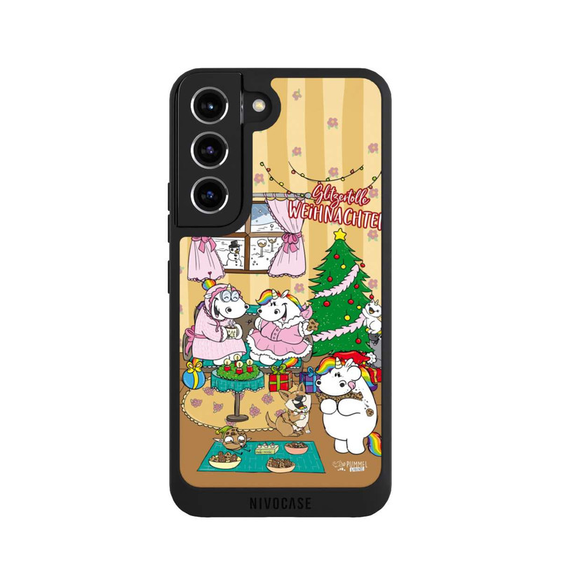 Galaxy S22 NIVOpure Glitzertolle Weihnachten