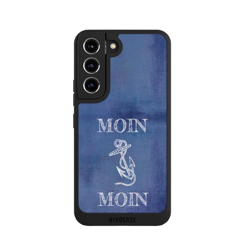 Galaxy S22 NIVOpure ancre grunge bleu