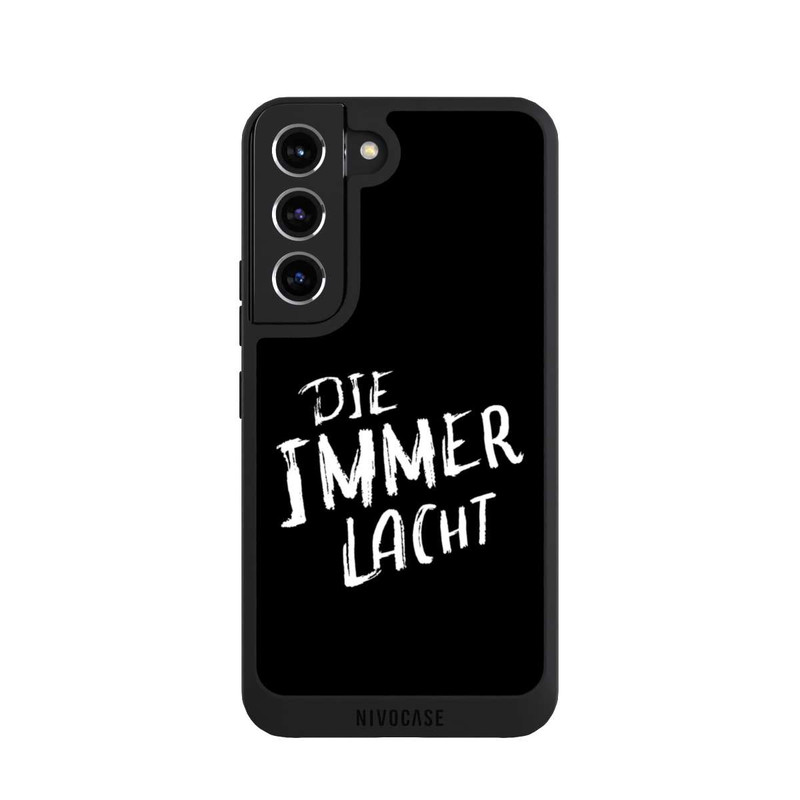 Galaxy S22 NIVOpure Die Immer Lacht Schwarz