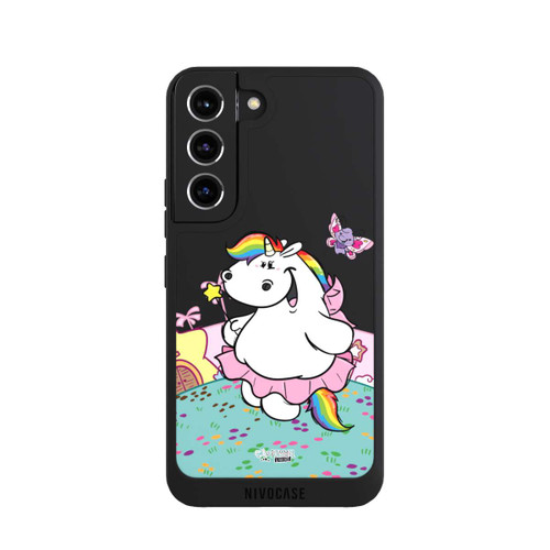 Samsung Galaxy S22 NIVOpure Glitzerglimmerstadt Transparent