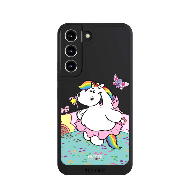 Galaxy S22 NIVOpure Glitzerglimmerstadt Transparent