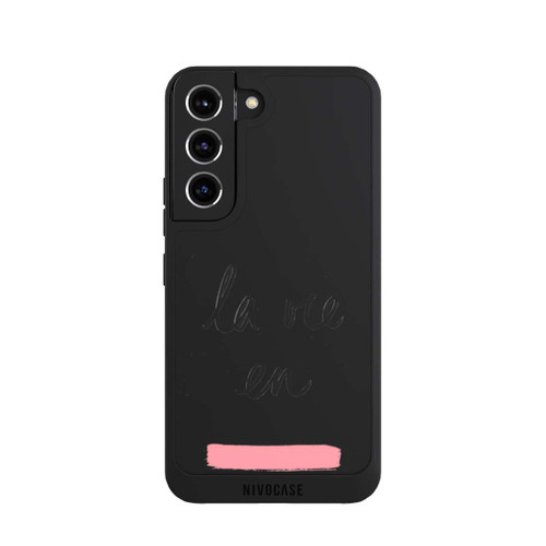 Samsung Galaxy S22 NIVOpure La vie en Rosa Transparent