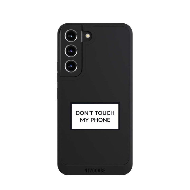 Galaxy S22 NIVOpure Do Not Touch My Phone Transparent