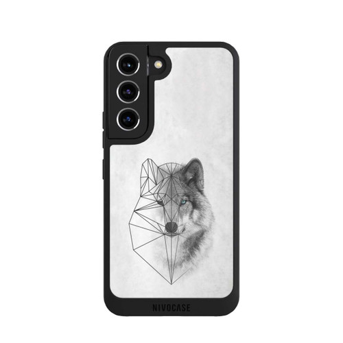 Samsung Galaxy S22 NIVOpure Polygonaler Wolf