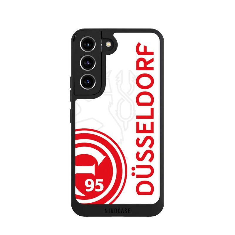 Galaxy S22 NIVOpure Fortuna Düsseldorf-Trikotdesign Weiss