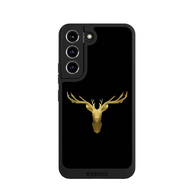 Galaxy S22 NIVOpure Gold Reindeer Head