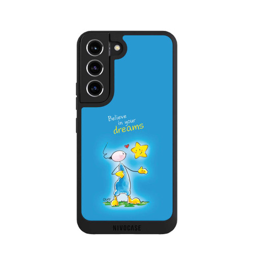 Samsung Galaxy S22 NIVOpure Believe In Your Dreams Blau