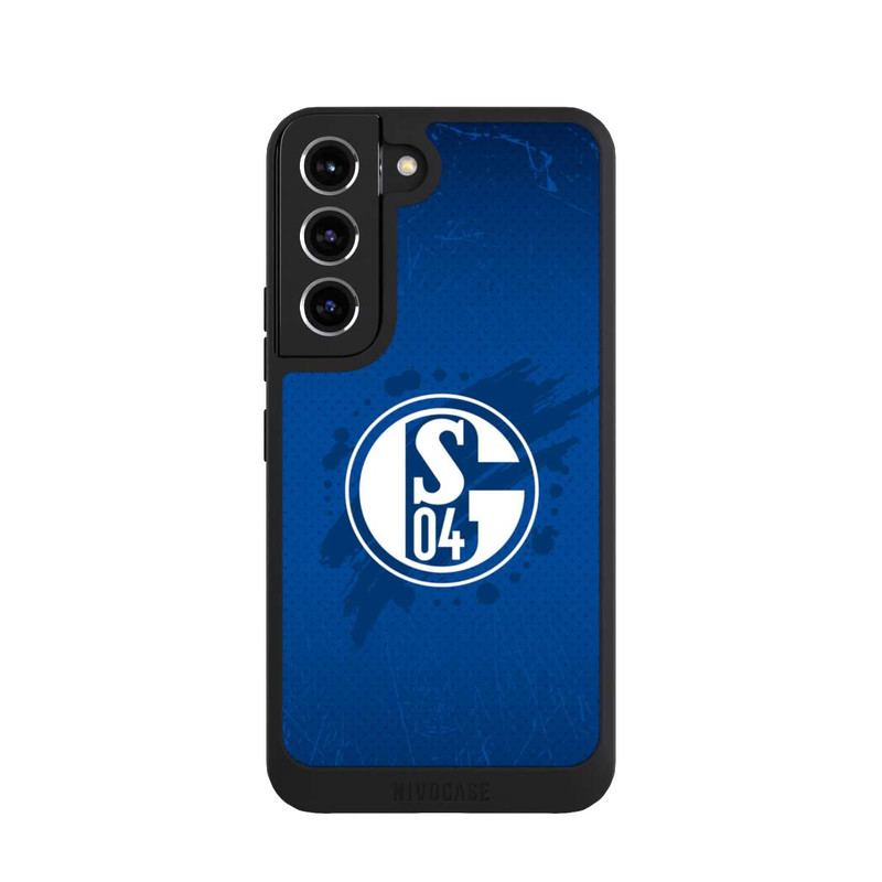 Galaxy S22 NIVOpure Schalke 04 Farbe Fleck Blau