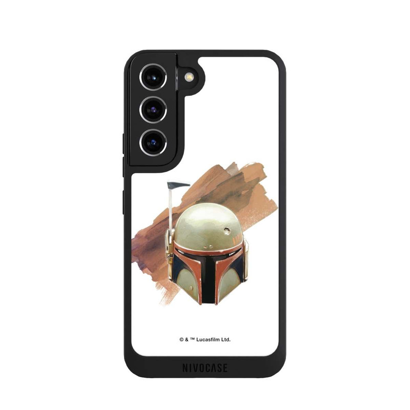 Galaxy S22 NIVOpure Casque Boba Fett Blanc