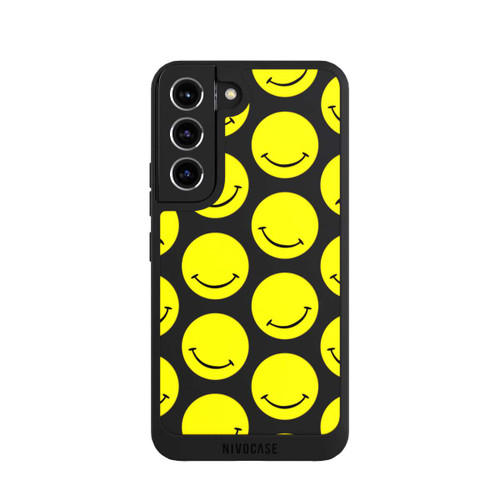 Samsung Galaxy S22 NIVOpure Smile Pattern Yellow Transparent