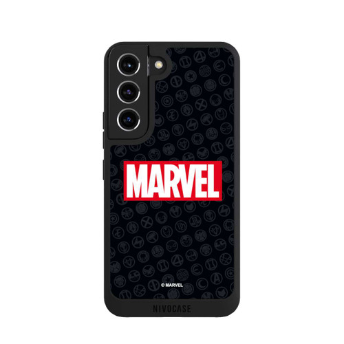 Samsung Galaxy S22 NIVOpure Marvel Logo Black Red 