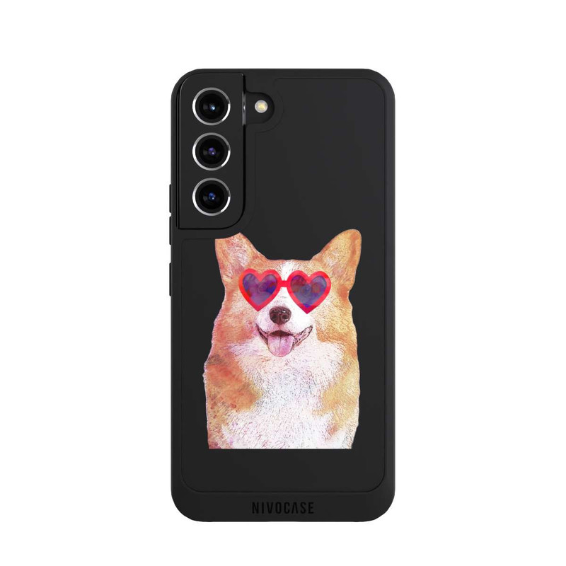 Galaxy S22 NIVOpure Corgi Mignon Fond Transparent