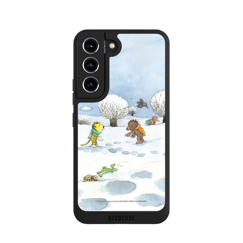 Galaxy S22 NIVOpure Kleiner Bär und kleiner Tiger im Schnee