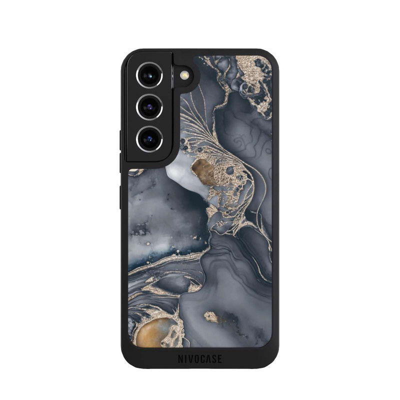 Galaxy S22 NIVOpure Alcohol Ink Gold Grey