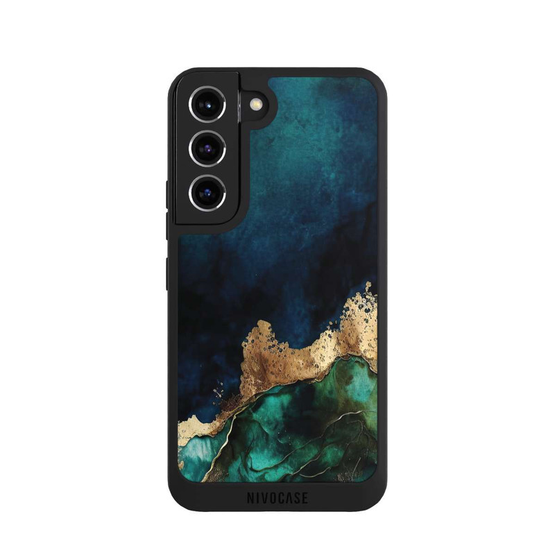 Galaxy S22 NIVOpure Petrol Blue Gold