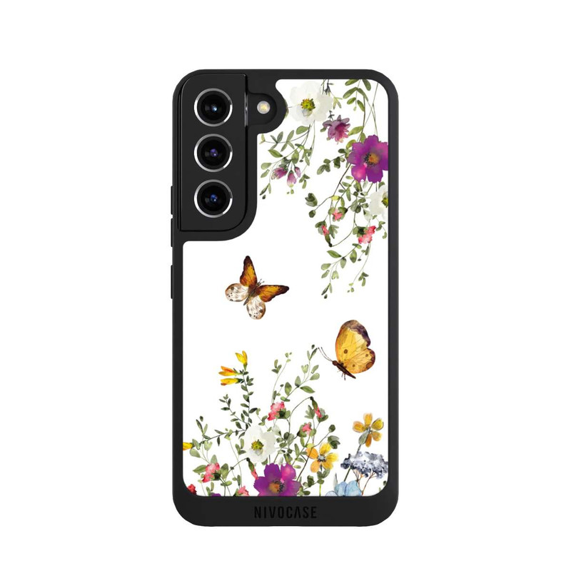 Galaxy S22 NIVOpure Butterflies And Colorful Flowers