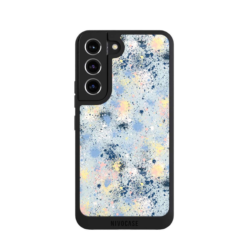 Galaxy S22 NIVOpure Ink Dripping Dust Texture Blue