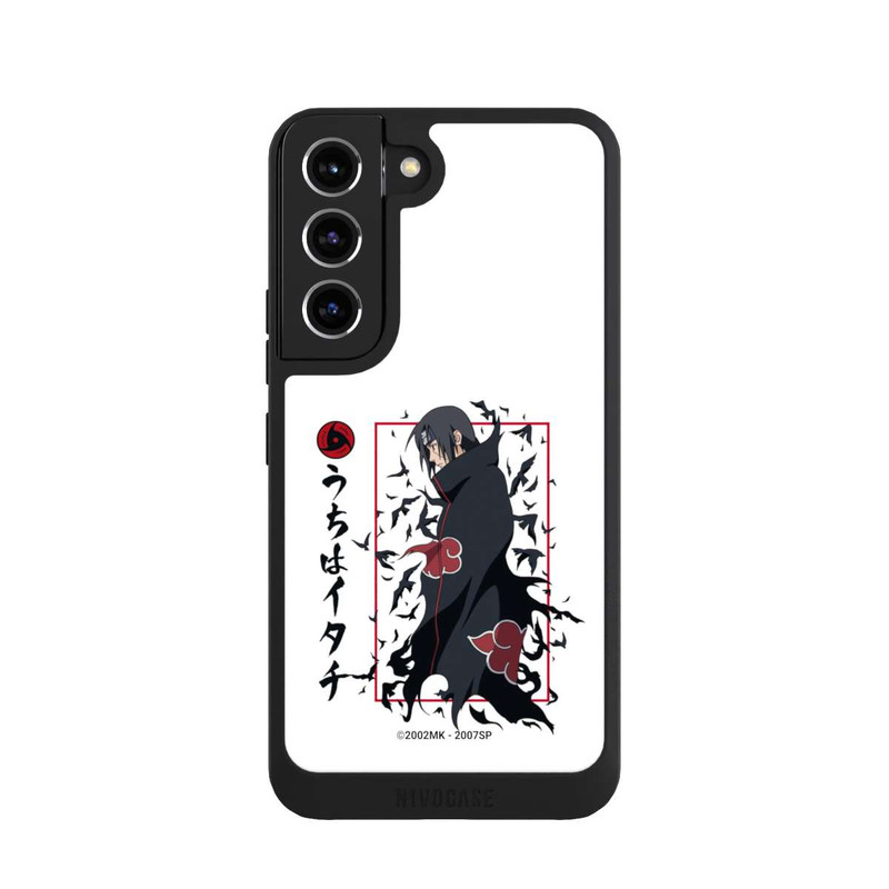 Galaxy S22 NIVOpure Les corbeaux Itachi blanche