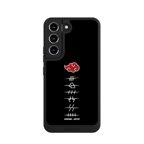 Samsung Galaxy S22 NIVOpure Symboles des membres de l'Akatsuki noirs