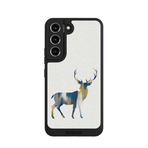 Samsung Galaxy S22 NIVOpure Blauer und gelber Hirsch