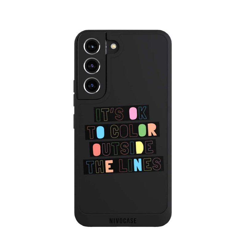 Galaxy S22 NIVOpure Color Outside The Line Transparent