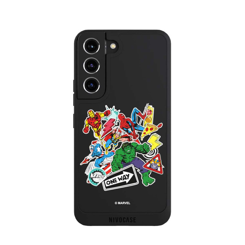 Galaxy S22 NIVOpure Capitan American Shield Transparent