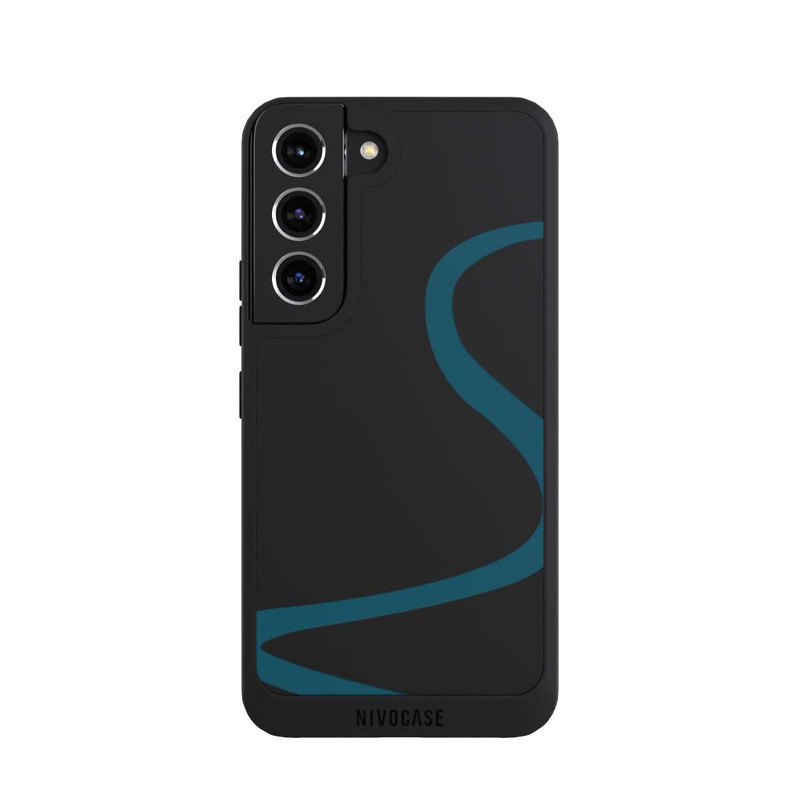 Galaxy S22 NIVOpure Blue Line Transparent