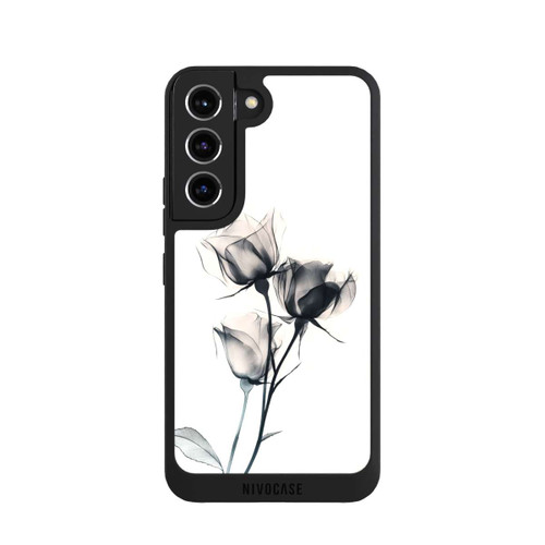Samsung Galaxy S22 NIVOpure Schwarze Blume