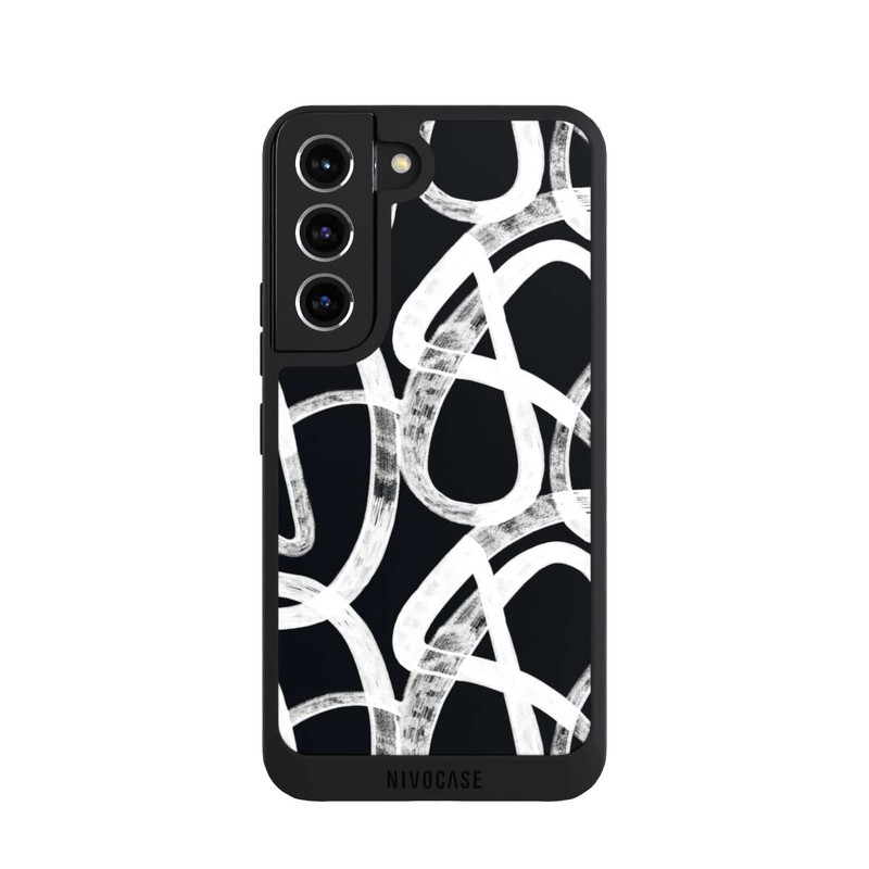 Galaxy S22 NIVOpure Doodles Black and White