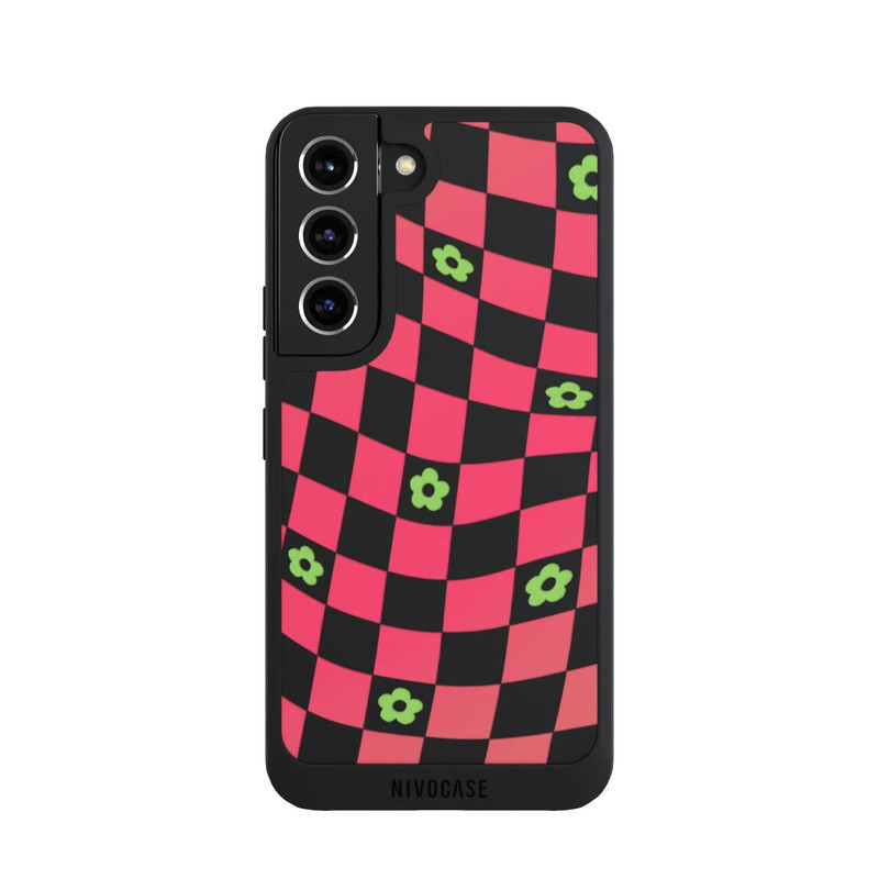 Galaxy S22 NIVOpure Gänseblümchen Kariert