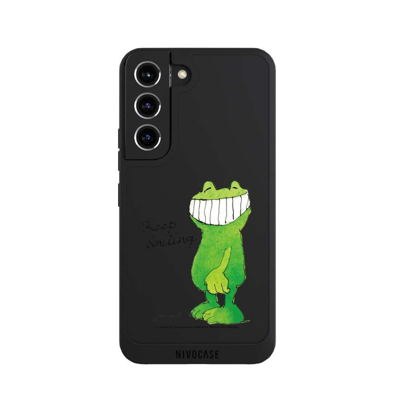 Galaxy S22 NIVOpure Frosch Keep Smiling Transparent