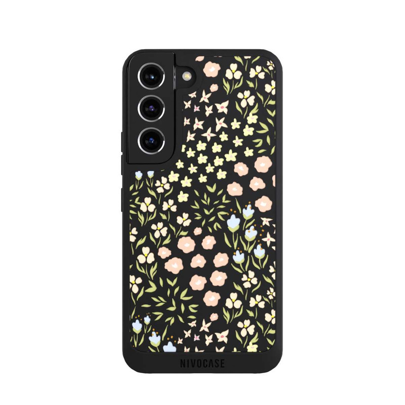 Galaxy S22 NIVOpure Summer Flowers Pattern Pastel Colors Transparent