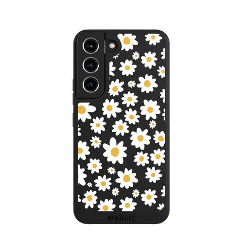 Samsung Galaxy S22 NIVOpure Daisy Flower Seamless Pattern Transparent
