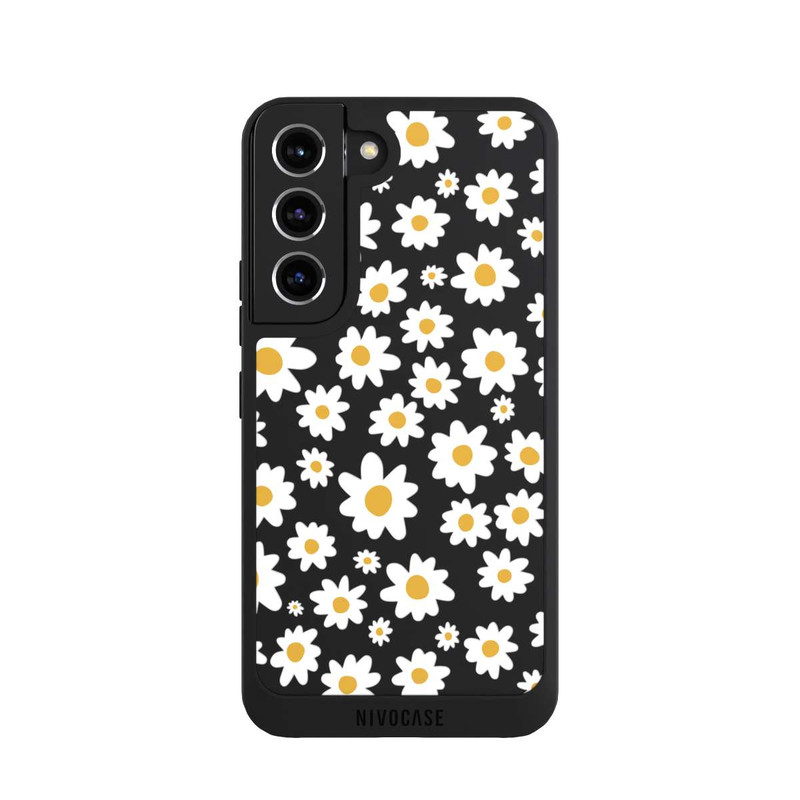 Galaxy S22 NIVOpure Daisy Flower Seamless Pattern Transparent