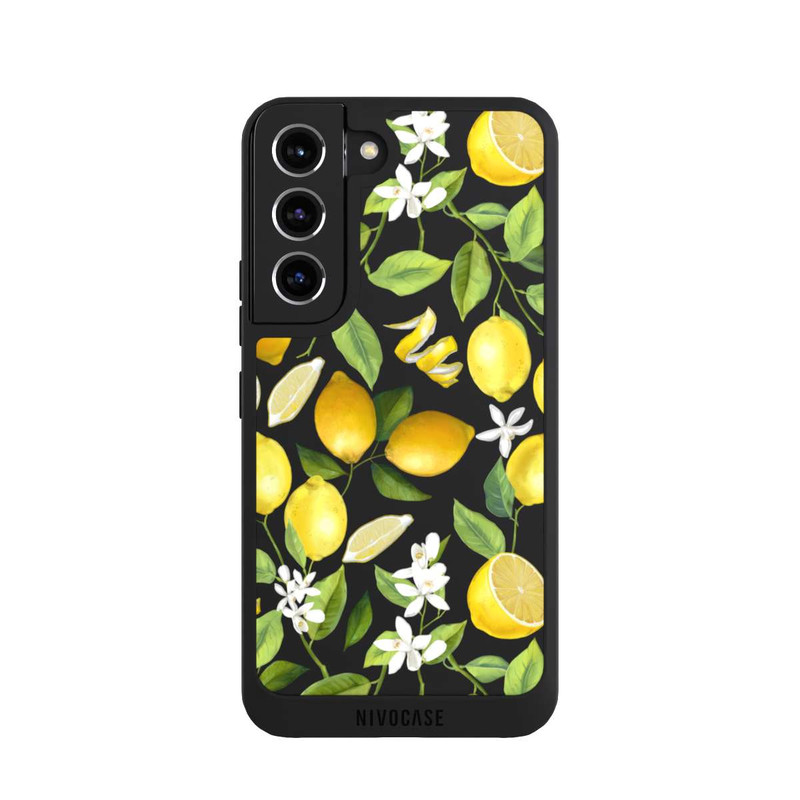 Galaxy S22 NIVOpure Lemon Summer Wallpaper Transparent