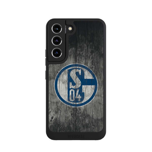 Samsung Galaxy S22 NIVOpure Schalke 04 Holz Look
