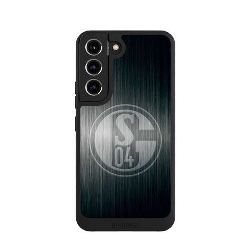 Samsung Galaxy S22 NIVOpure Schalke 04 Metall Look