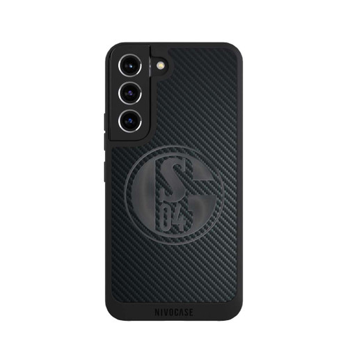 Samsung Galaxy S22 NIVOpure Schalke 04 Carbon Look
