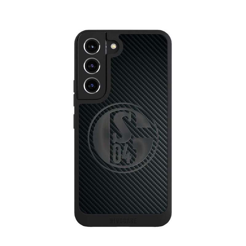 Galaxy S22 NIVOpure Schalke 04 Carbon Look