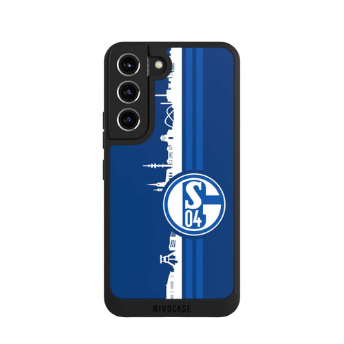 Samsung Galaxy S22 NIVOpure Schalke 04 Skyline Blau