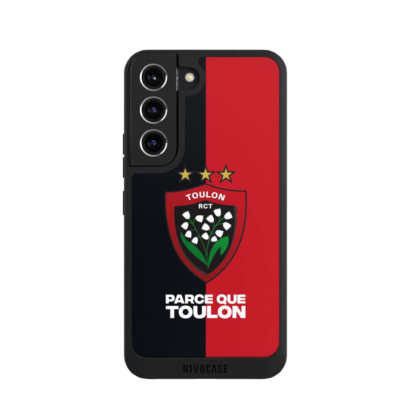 Galaxy S22 NIVOpure Logo Rot Schwarz RCT