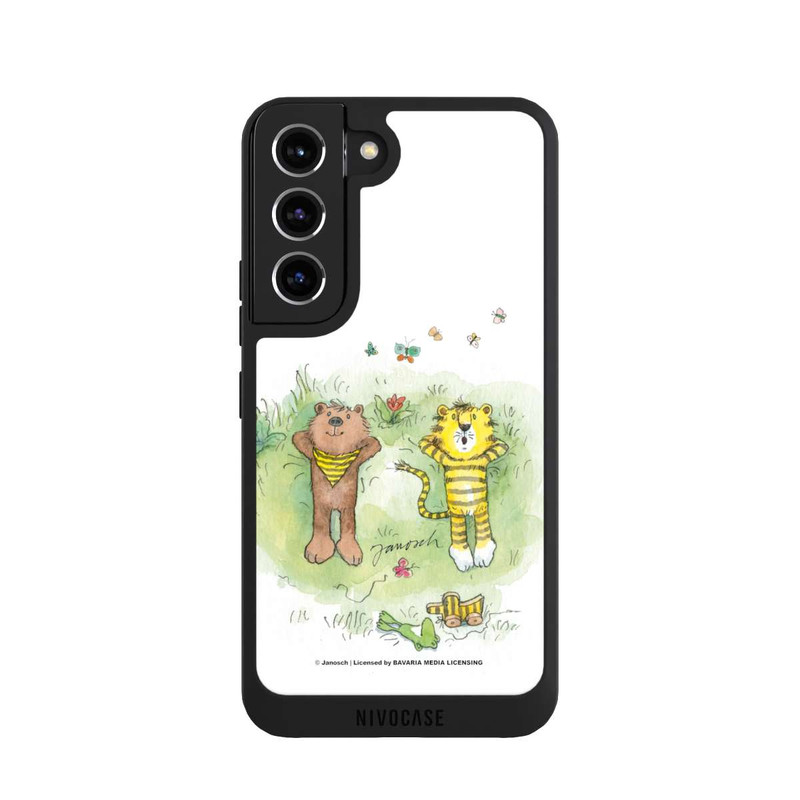 Galaxy S22 NIVOpure Bär und Tiger Blumenwiese