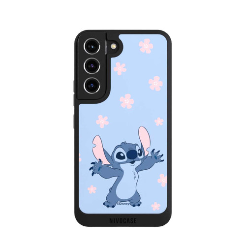 Samsung Galaxy S22 NIVOpure Stitch Pastel Flowers Blue