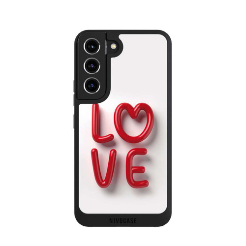 Samsung Galaxy S22 NIVOpure Love Statement Red with AI
