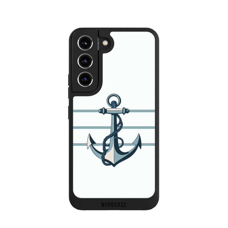 Galaxy S22 NIVOpure Anchor Line White with AI