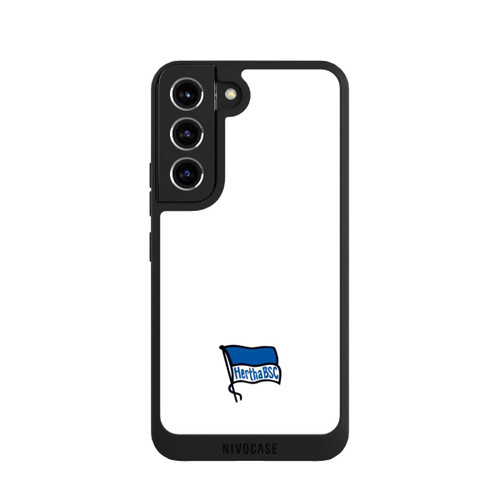 Samsung Galaxy S22 NIVOpure Hertha BSC Logo Weiß