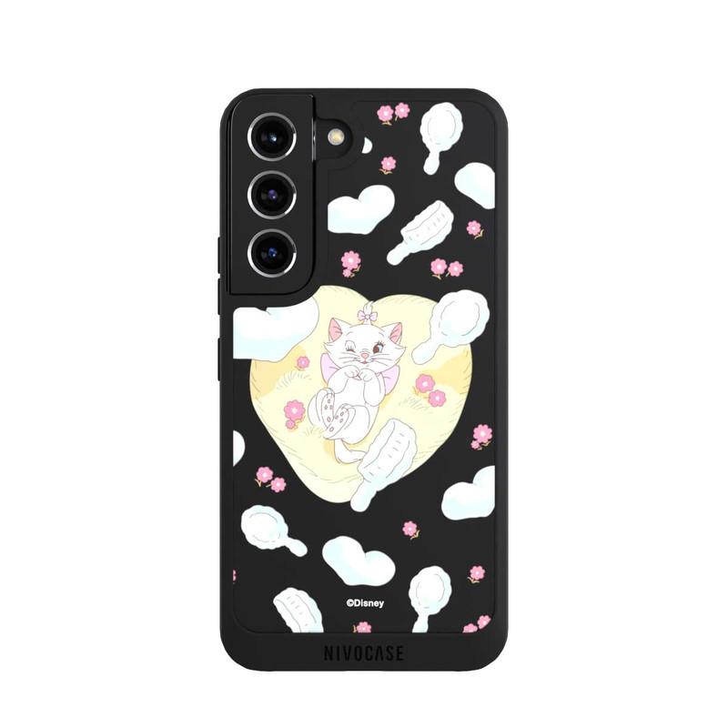 Galaxy S22 NIVOpure Aristocats Marie Hearts Yellow Transparent