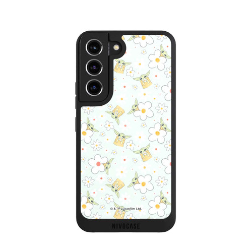 Samsung Galaxy S22 NIVOpure Baby Yoda Blumen Muster